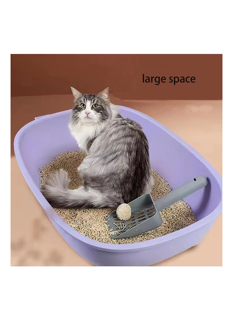 SAPU - SAPU UV Extra Large Space Cat Litter Box，Enclosed Litter Box with Lid,Foldable Litter Box with Ultraviolet Germicidal Lamp,Closed Smell Proof Anti-Splashing, Litter Box with Scoop - Image 1