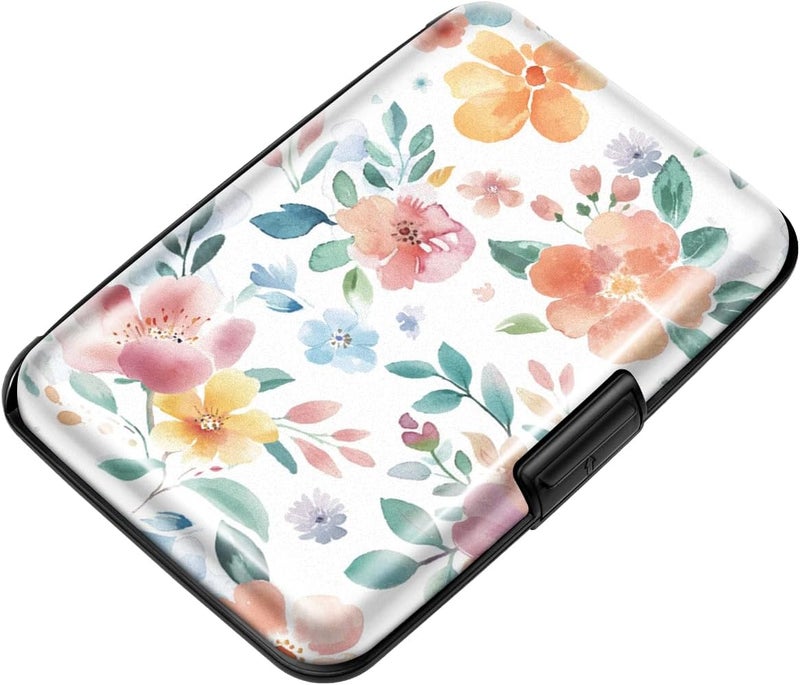 Coco Rossi Mini Credit Card Holder for Women or Men,RFID Blocking Slim Hard Card Case ID Case Travel Wallet - Image 1