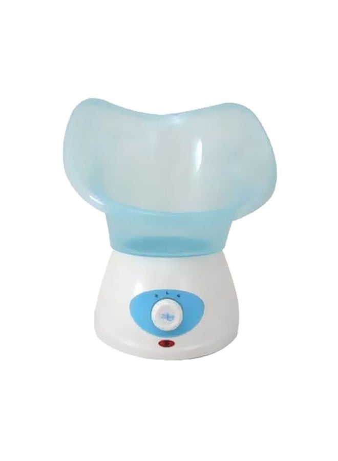 ماكينة بخار للوجه أزرق/ أبيض