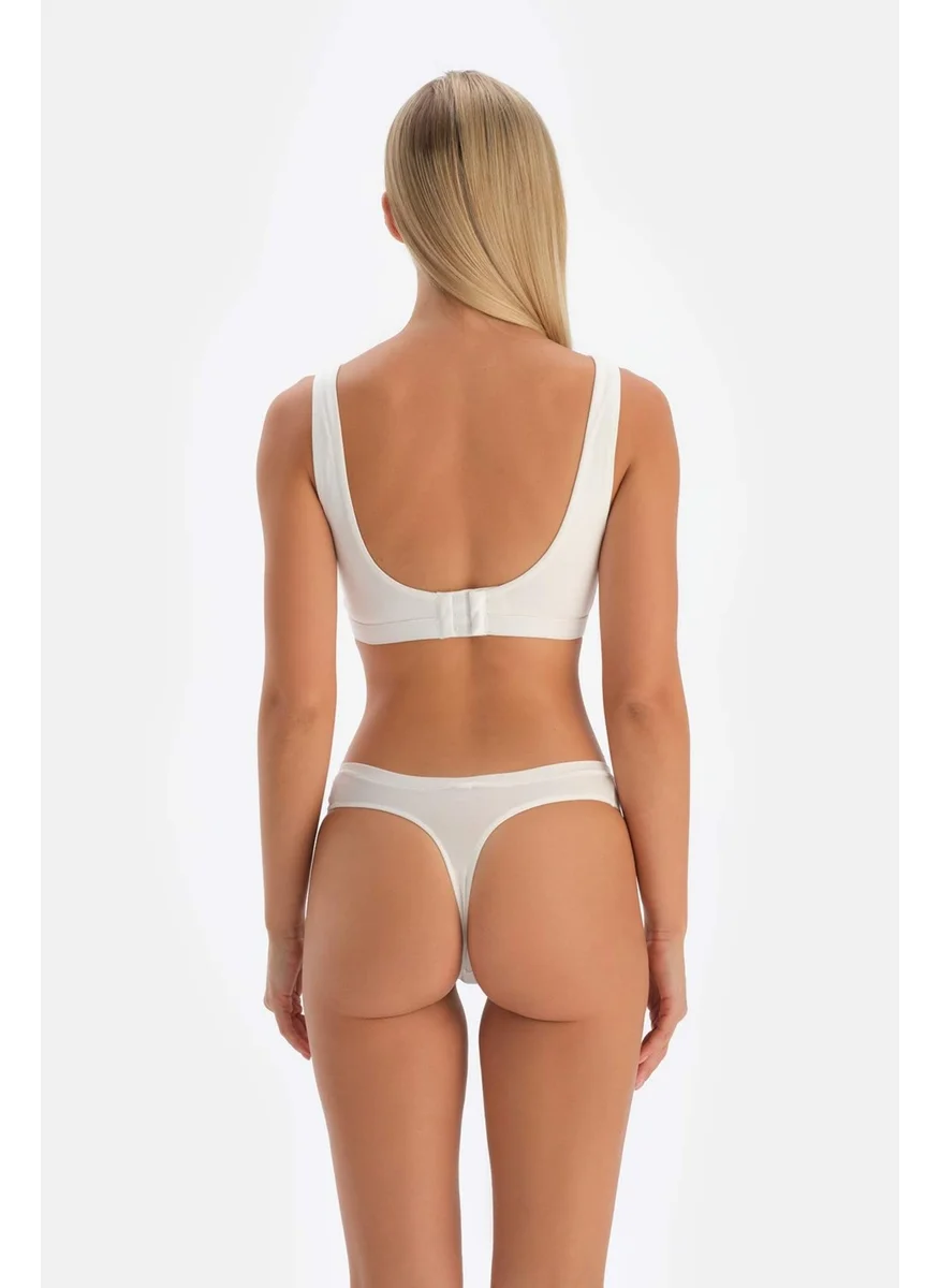 dagi Off White Micromodal Thong Panties