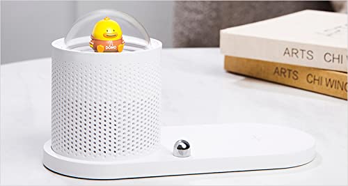 overa Multifunctional Cute LED Desk Lamp with Wireless Charger USB Charging Port 3 Lighting Modes 3 Brightness Levels Sensitive Control Office Lamp - Image 4