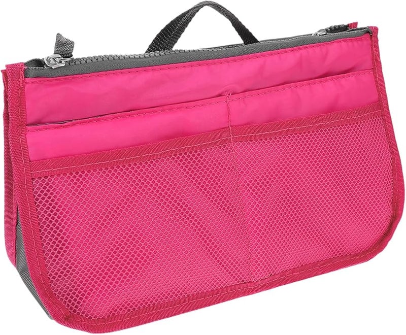Durable Handbag Organizer With Multiple Pockets For Cosmetics Travel Storage Large Capacity - Image 1