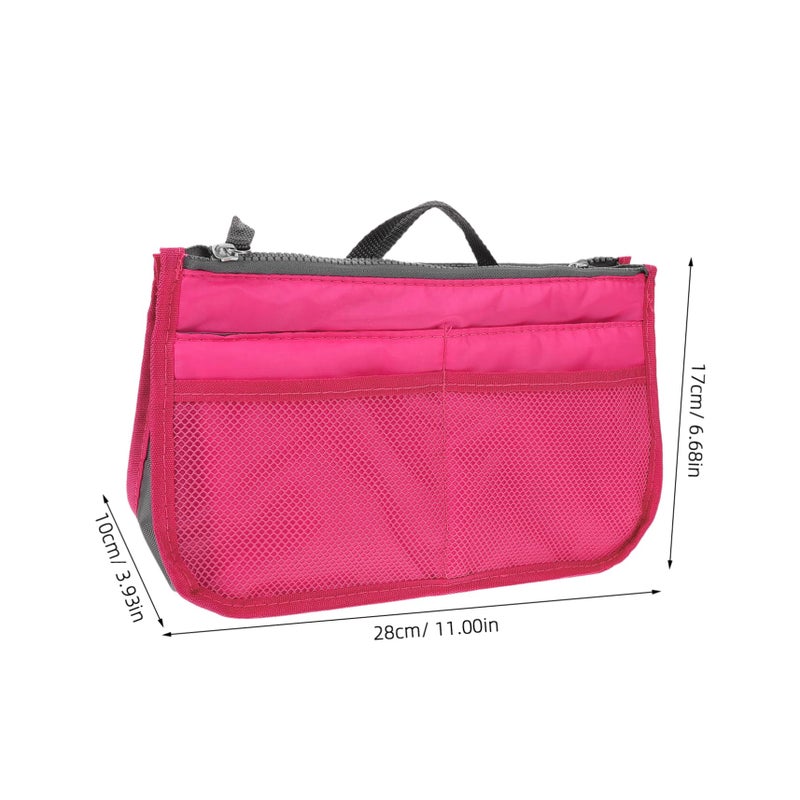 Durable Handbag Organizer With Multiple Pockets For Cosmetics Travel Storage Large Capacity - Image 3