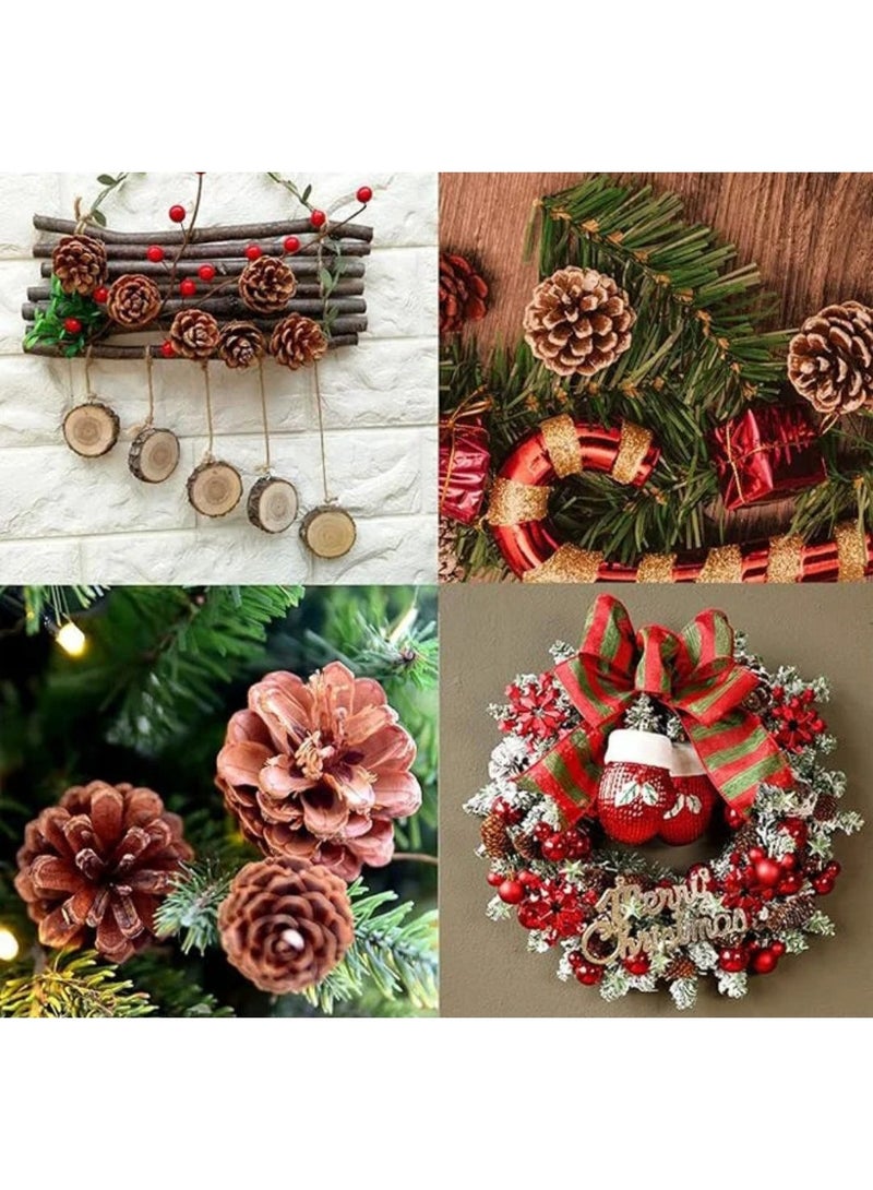 زينة شجرة عيد الميلاد من 30 قطعة من زينة أقماع الصنوبر - Image 3