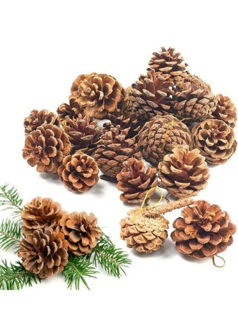 30Pc Christmas Tree Decorations Pine Cones Ornament