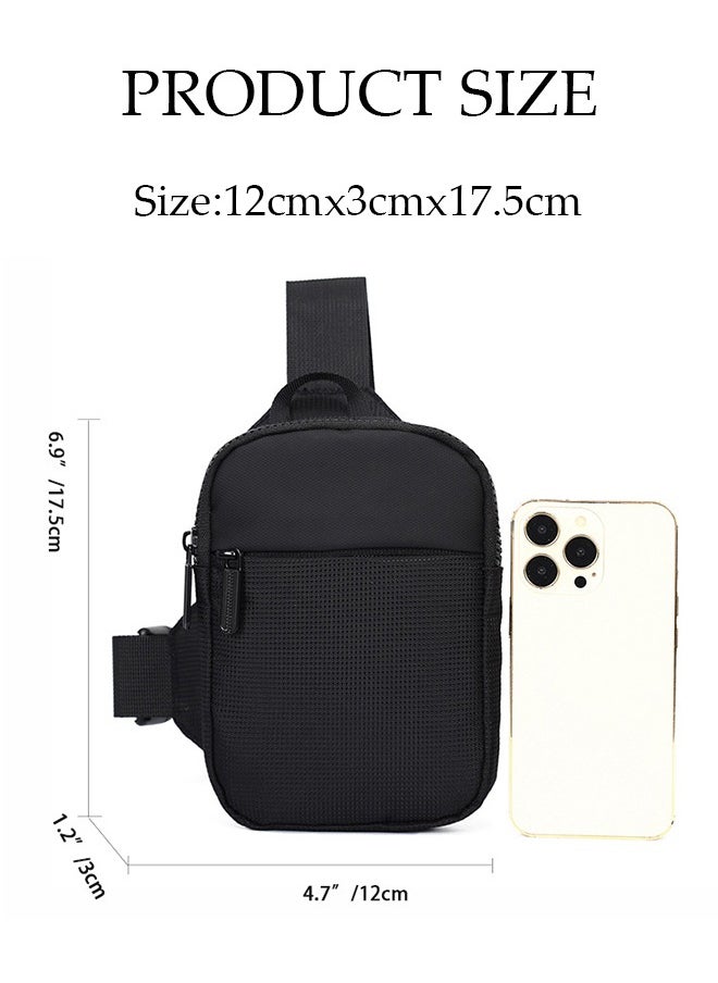 DUNISO Crossbody Bag for Men and Women Waterproof Sling Bag Travel Passport Wallet Bag for Cell Phone, Small Chest Bag Multipurpose Daypack for Sports,Travel  - Image 2