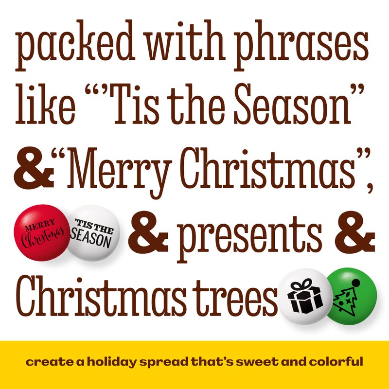 M&M’S WORLD Christmas Milk Chocolate Candy - 2 Pounds of Holiday Color Chocolate Bulk For Christmas Candy Bags, Decorations, and More - Image 5