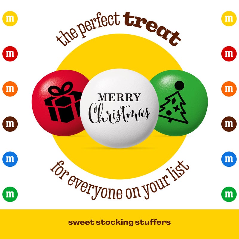 M&M’S WORLD Christmas Milk Chocolate Candy - 2 Pounds of Holiday Color Chocolate Bulk For Christmas Candy Bags, Decorations, and More - Image 3