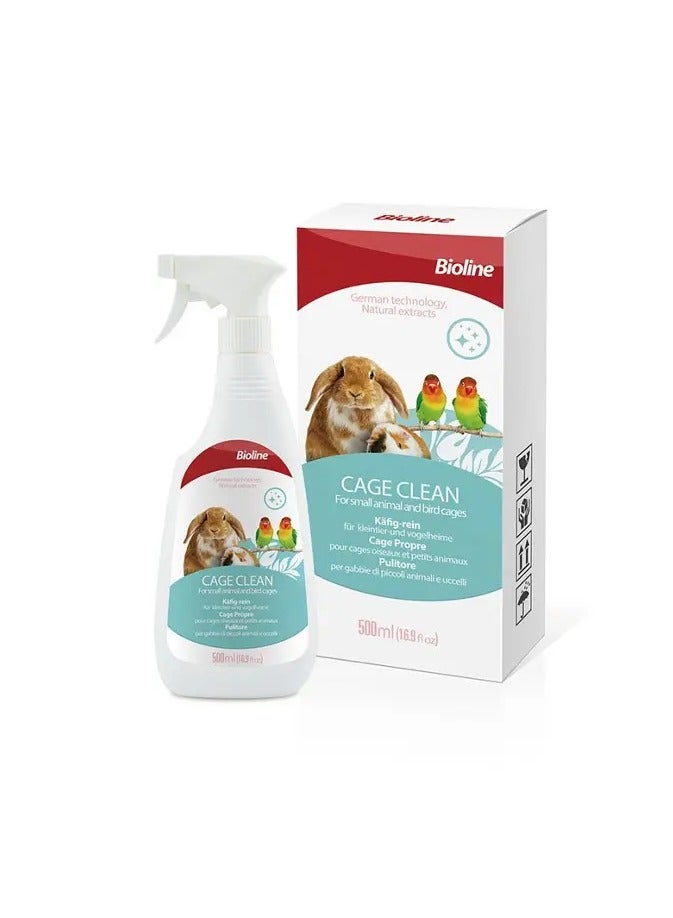 Bioline Cage Clean 500ml[Volume - 600g, Weight - 500ml]