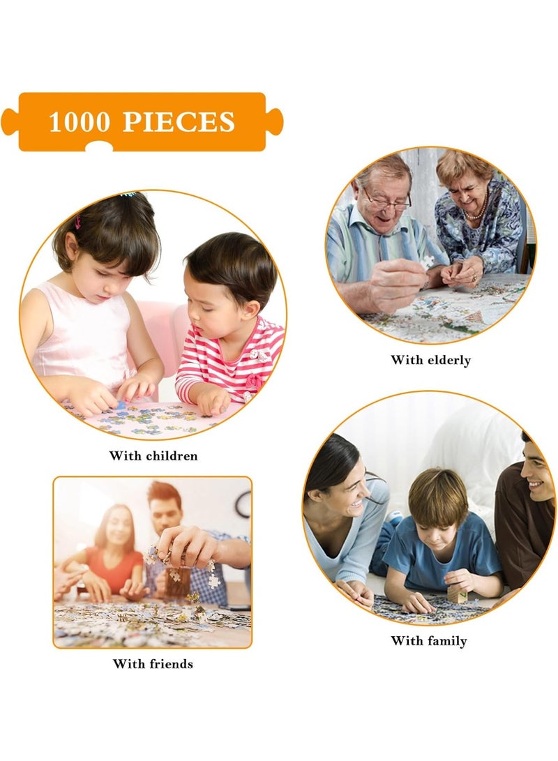 1000 puzzle pieces,seaside restaurant theme,challenge puzzle pieces - Image 4