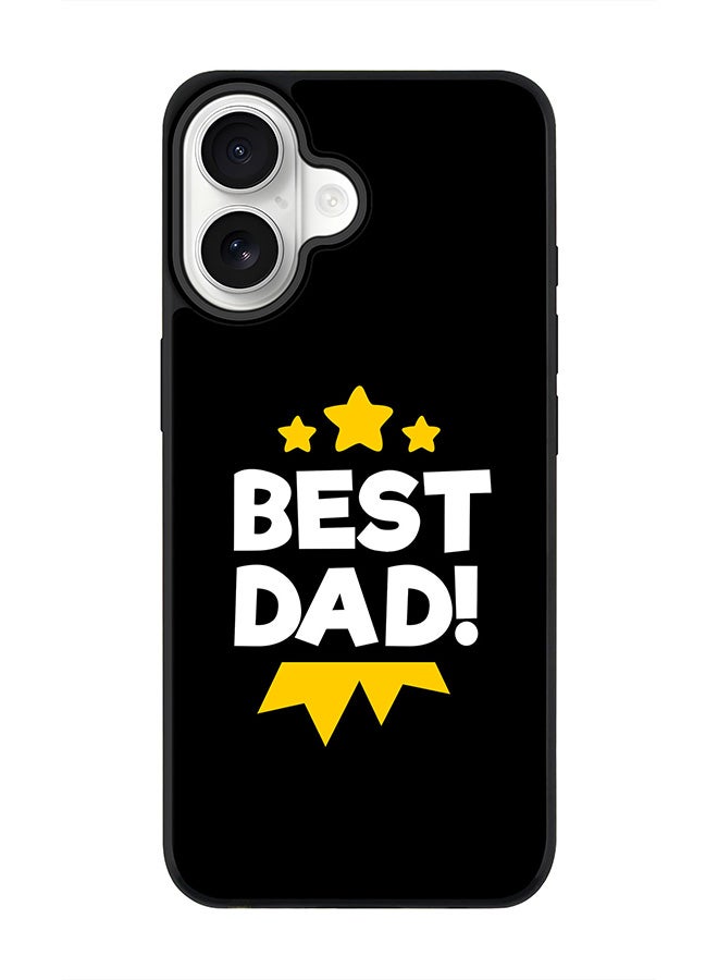 Stylizedd iPhone 17 Case, [Compatible with MagSafe] Slim Magnetic cover Phone Case iPhone 17 -Best Dad Medal - Image 1