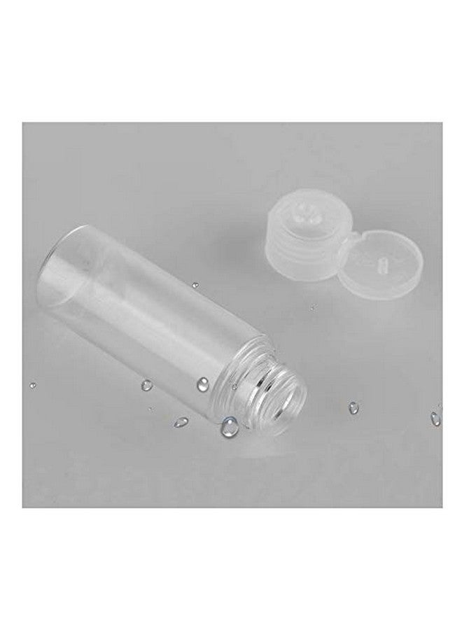 اس واي بي ال زجاجة بلاستيكية صغيرة شفافة فارغة بحجم 0.5 أونصة مع غطاء قابل للقلب، زجاجات سفر صغيرة، حاويات تخزين، برطمانات لعينات مستحضرات التجميل، لوشن، جل استحمام، مستحلب، مستلزمات الحمام - خالية من مادة BPA - مجموعة من 24 قطعة - Image 3