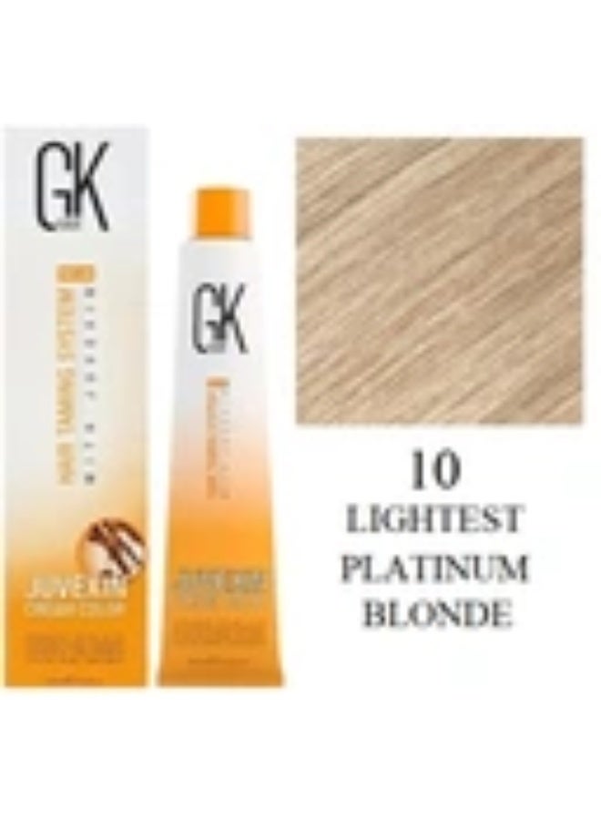 GK Hair Dye Color 10 Platinum Blonde