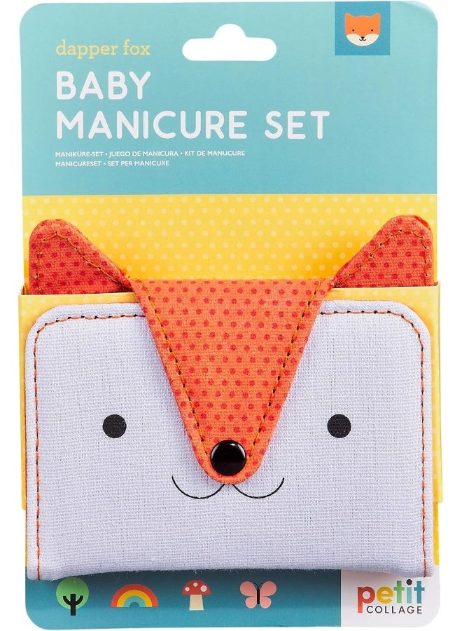 Petit Collage Dapper Fox Baby Manicure Set - Image 2