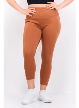 Women Sportswear Fit Training Leggings, Mocha