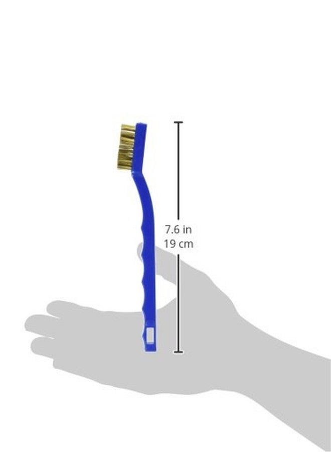 ديوالت فرشاة تنظيف سلكية نحاسية صغيرة من DeWalt DW49707، مقاس 3 بوصات × 7 بوصات - Image 2