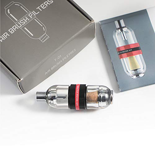 SAGUD Airbrush New Premium Airbrush In-Line Mini Air Filter Air Brush Water Moisture Oil Trap Separator Kit, Connects onto Airbrushes and Hoses with 1/8” Threads - Image 5