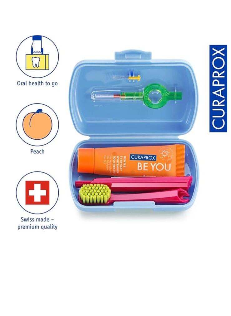 Travel-Set Blue. Set includes Travel Toothbrush CS 5460, 10ml Be You Toothpaste, Interdental Brush CPS prime 07, CPS prime 09. - pzsku/Z4662B959FA910E7B69CCZ/45/_/1708191639/daae81e0-88da-4ed0-9877-3846746c187d