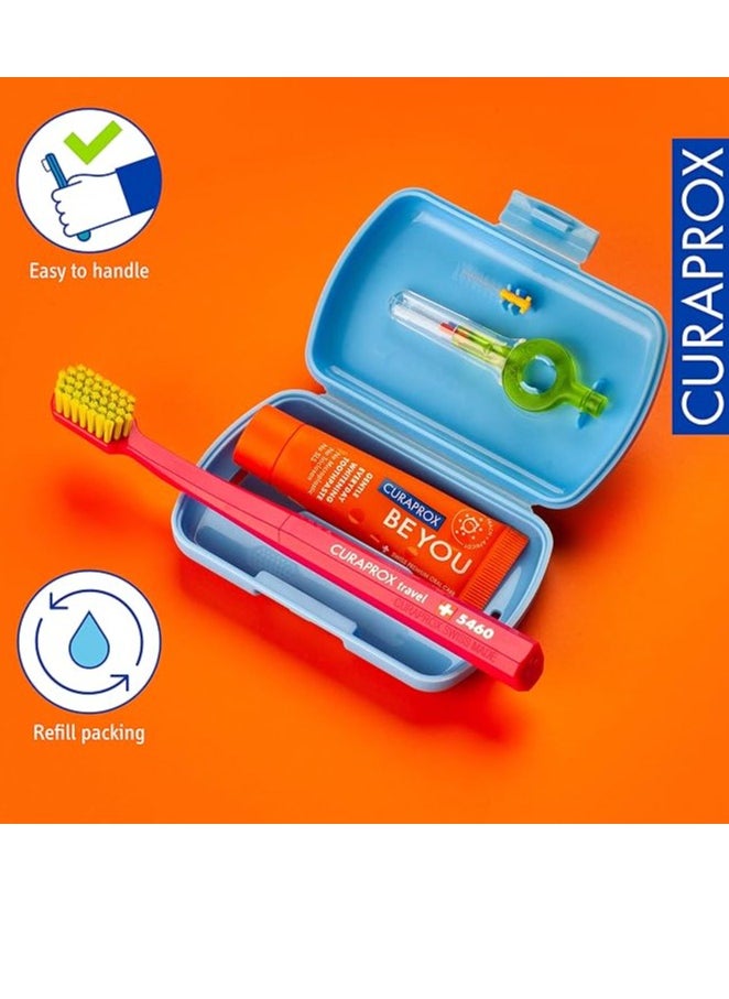 Travel-Set Blue. Set includes Travel Toothbrush CS 5460, 10ml Be You Toothpaste, Interdental Brush CPS prime 07, CPS prime 09. - pzsku/Z4662B959FA910E7B69CCZ/45/_/1708191749/fdf3eca8-ff13-45e6-92df-14f6d0ffc42d