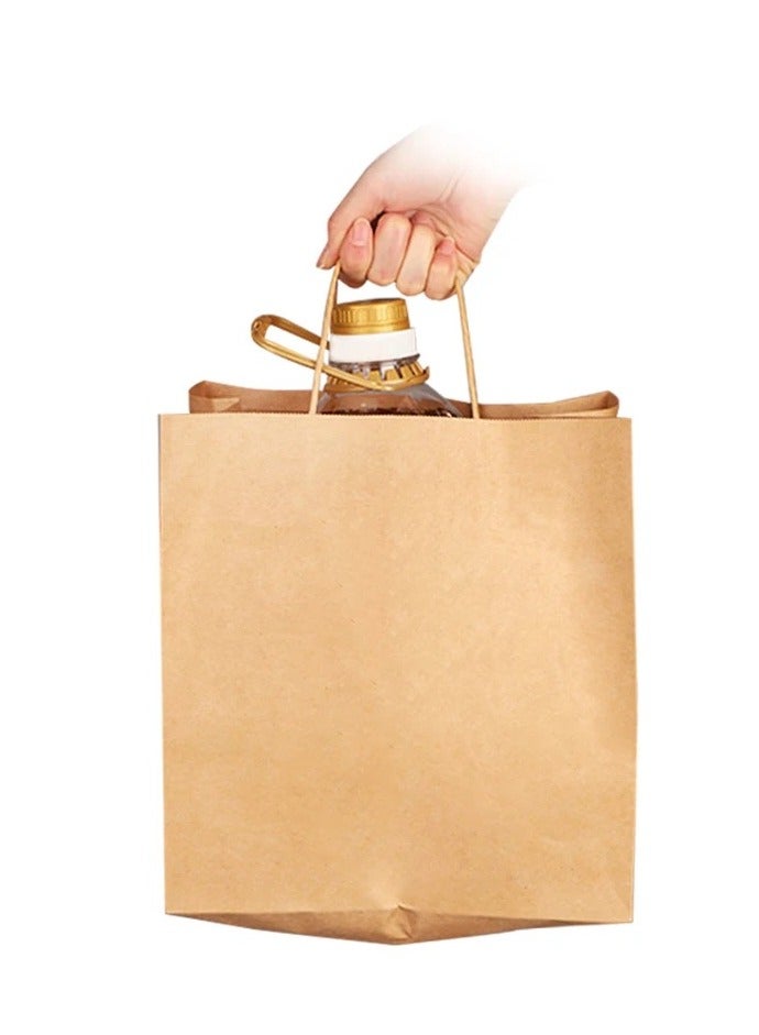 16 Pieces Large Size Kraft Paper Bags 37×30×17cm Gift Bags Shopping Bags Ramadan Eid Party Supplies - Image 4