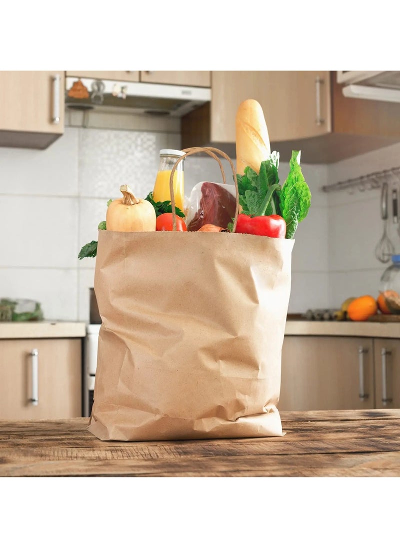 16 Pieces Large Size Kraft Paper Bags 37×30×17cm Gift Bags Shopping Bags Ramadan Eid Party Supplies - Image 2