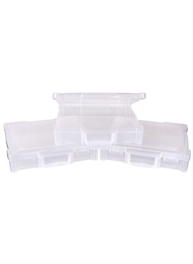 ArtBin 6913Zz 12 X 12 Portable Art And Craft Organizer With Handle 3 Pack 3 Plastic Storage Cases Clear - Image 2