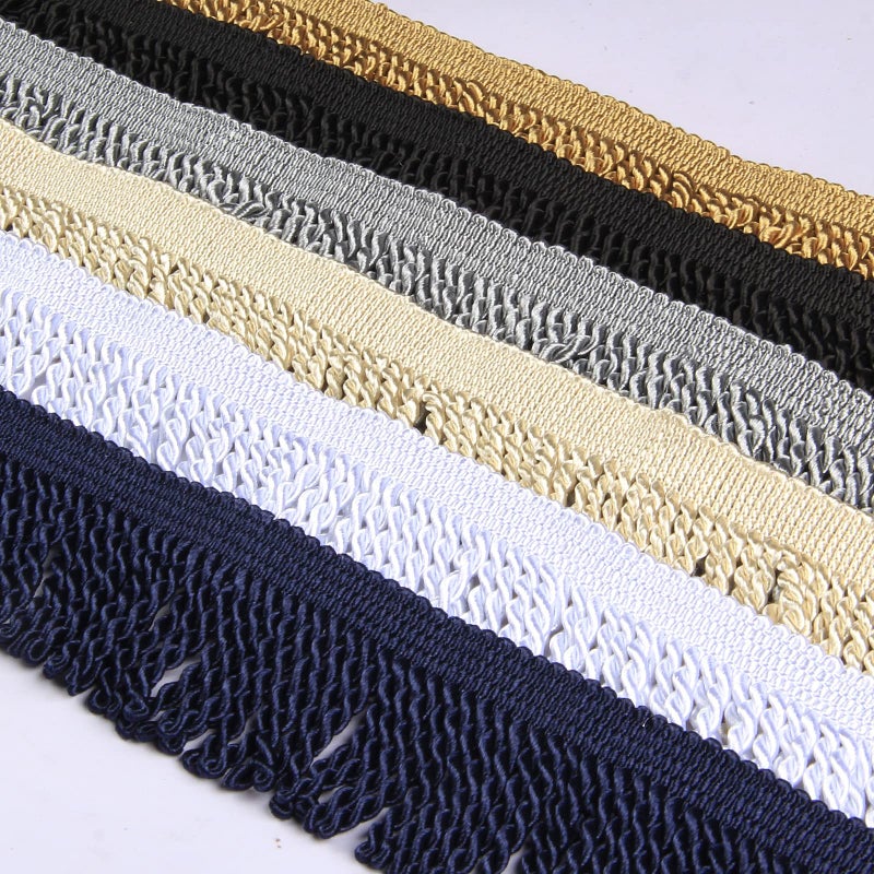 HedongHexi Curtain Fringes Bullion Fringe Trim 5/10 Yard x 2.5 Inches Fabric Trims Sewing DIY Decoration for Curtain Sofa Clothes (Gold, 5yard) - Image 5