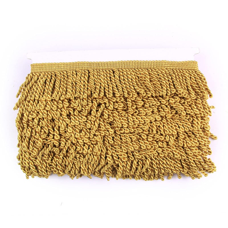 HedongHexi Curtain Fringes Bullion Fringe Trim 5/10 Yard x 2.5 Inches Fabric Trims Sewing DIY Decoration for Curtain Sofa Clothes (Gold, 5yard) - Image 4