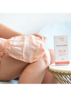 sunfx Exfoliating Silk Mitt - Gentle, Effective Exfoliation For Smooth, Radiant Skin - Perfect For Pre-Tan Prep And Removing Dead Skin Cells  - Image 3