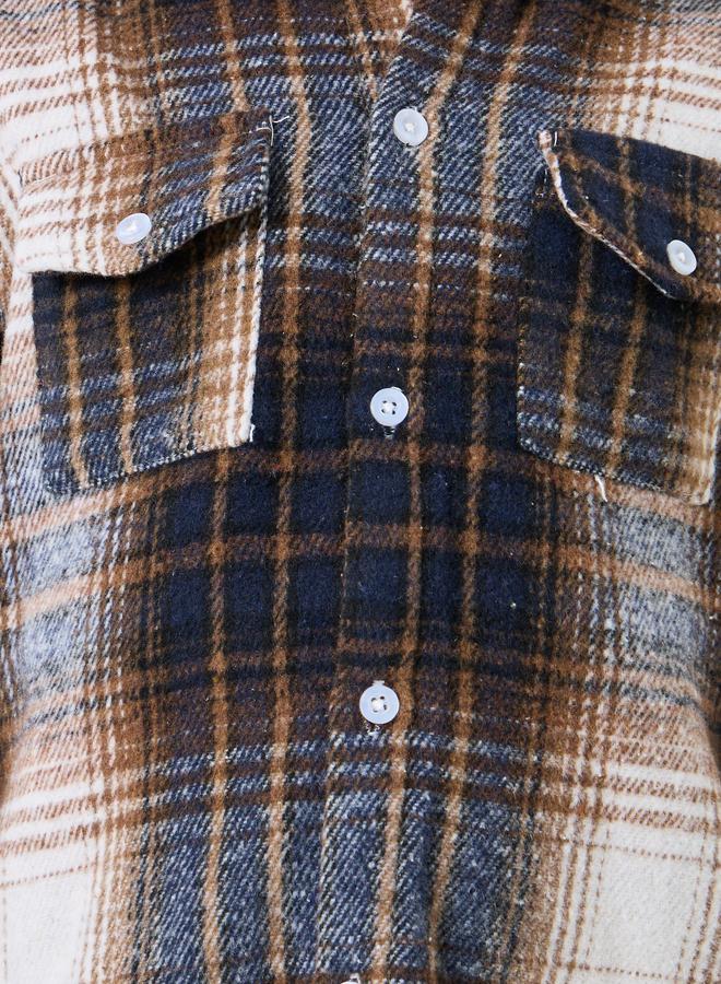 ستايلي قميص بطبعة مربعات - Image 3