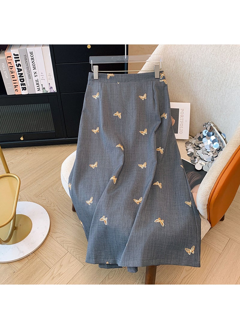 Generic Plus Size Womens Suit  Skirt Set Spring Autumn Skirt (shipped within 10 days) 