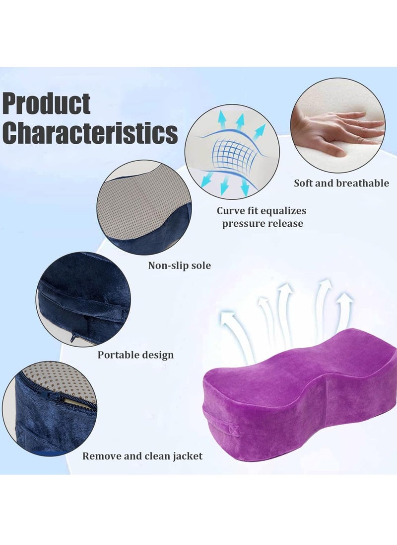 XiuWoo Portable BBL Pillow, Seat Pillows, Brazilian Seat Lift Pillows Post Surgery Recovery, Buttocks Support Cushions, Seat Cushion Pillow, Hip Raise Pillow, Leg Support for Car Office Computer Chair  - Image 3