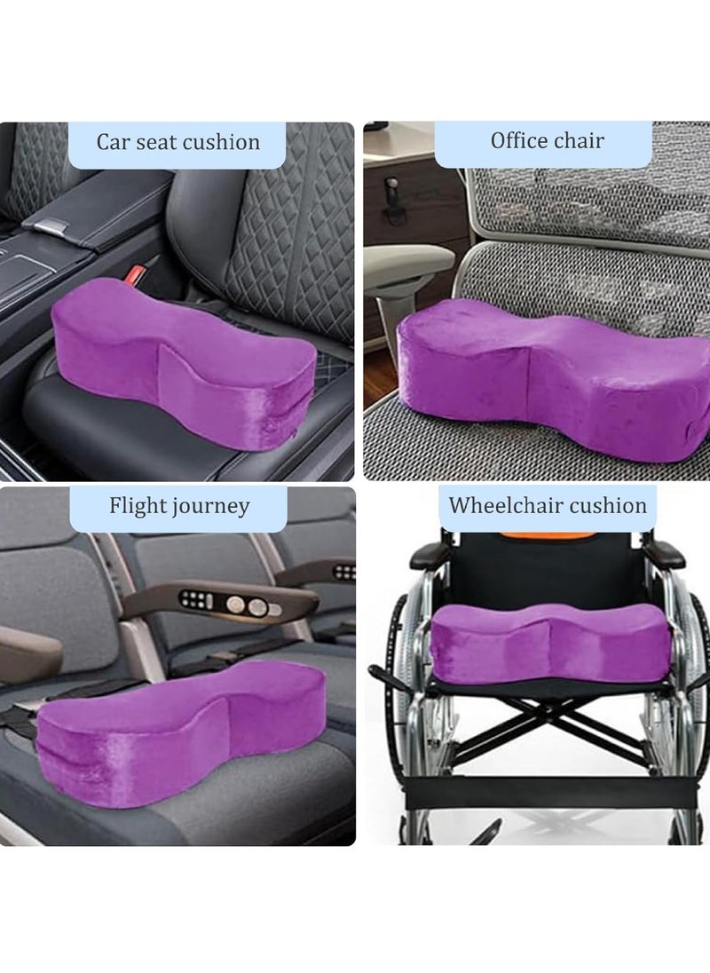 XiuWoo Portable BBL Pillow, Seat Pillows, Brazilian Seat Lift Pillows Post Surgery Recovery, Buttocks Support Cushions, Seat Cushion Pillow, Hip Raise Pillow, Leg Support for Car Office Computer Chair  - Image 4
