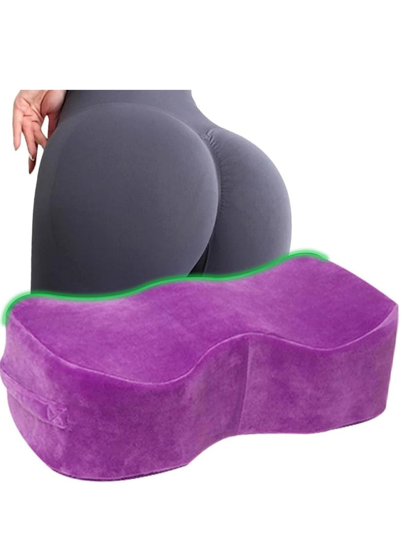 XiuWoo Portable BBL Pillow, Seat Pillows, Brazilian Seat Lift Pillows Post Surgery Recovery, Buttocks Support Cushions, Seat Cushion Pillow, Hip Raise Pillow, Leg Support for Car Office Computer Chair  - Image 1
