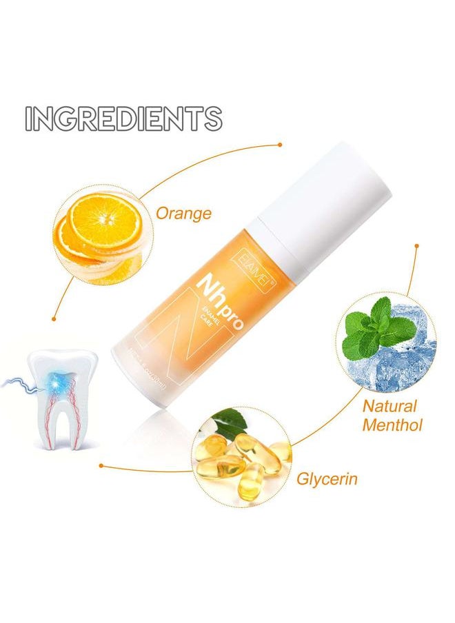Elaimei - Anti-Sensitive Toothpaste for Sensitive Teeth, Nh Pro Enamel Care Toothpaste, Sensitive Teeth Toothpaste, Provides 24/7 Sensitivity Protection, Enamel Repair and Cavity Protection - Image 1
