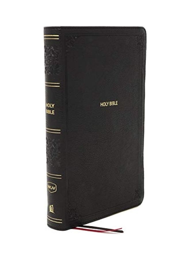 Nkjv, Reference Bible, Personal Size Large Print, Leathersoft, Black, Red Letter Edition, Comfort Print: Holy Bible, New King James Version - Image 1