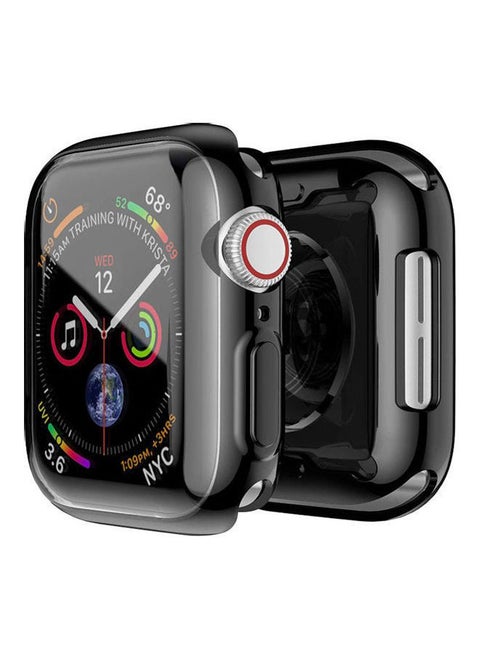Smiling Case for Apple Watch Series 4 & 5 with Buit in TPU Screen Protector 44mm- All Around Protective High Definition Ultra-Thin Cover watch 4/5 42mm ()