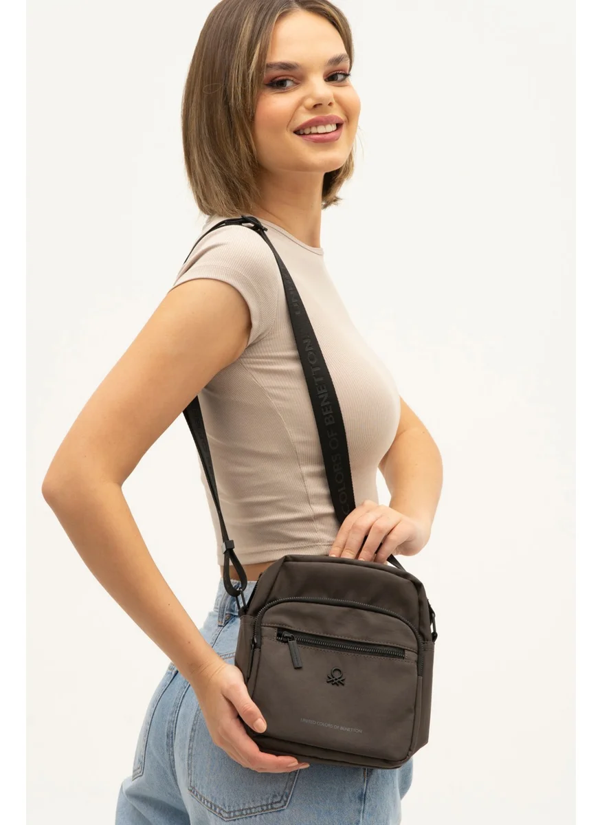 يونايتد كولورز أوف بينتيون Benetton Men's Crossbody Bag Gray BNT1262