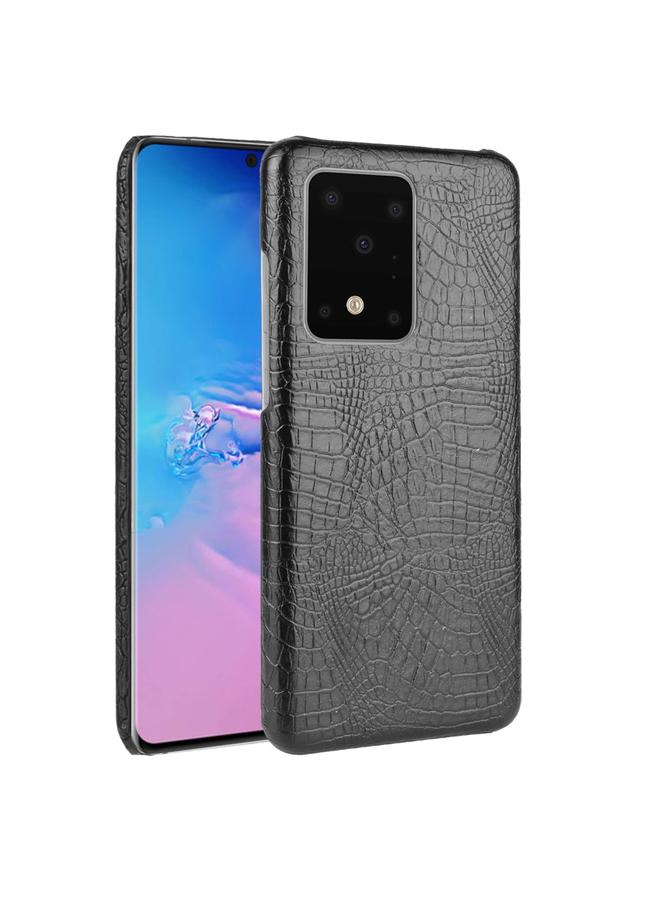 زبون جراب لهاتف Galaxy S20 Ultra مقاوم للصدمات مصنوع من جلد التمساح PC + PU - Image 1