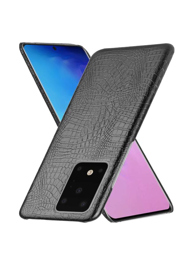 زبون جراب لهاتف Galaxy S20 Ultra مقاوم للصدمات مصنوع من جلد التمساح PC + PU - Image 2