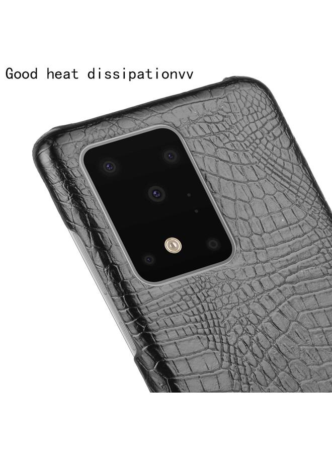 زبون جراب لهاتف Galaxy S20 Ultra مقاوم للصدمات مصنوع من جلد التمساح PC + PU - Image 5