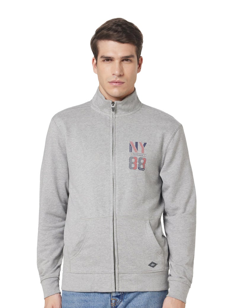 Van Heusen Men's Parka Coat (IHIOJK1LK4580003_Grey_S) - Image 1