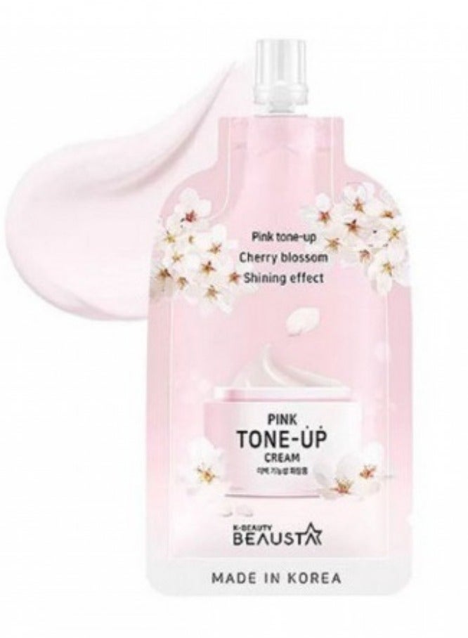 BEAUSTA Box of 10 Pieces Original Korean Beausta Pink Tone-Up Whitening Cream 15 ml - Image 2