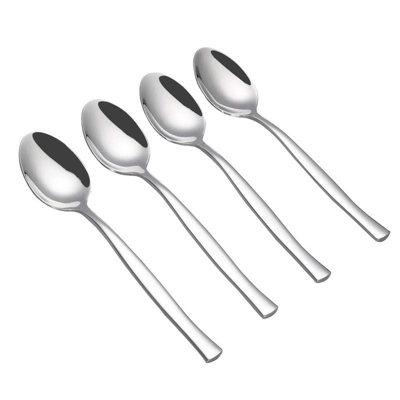 Qskely 12 Pieces Stainless Steel Dinner Spoons - Image 1