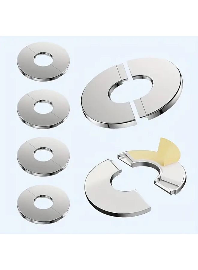 5pcs Stainless Steel Decorative Cover 24mm Inner Diameter For Faucets And Outlets - Image 1