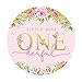 vaujory Shiningparty 2 Inch Round 50 Pack of 1st Birthday Party Label Stickers Girl First Birthday Party Label Stickers Candy Stickers for Birthday Party Decoration Favors - Image 3