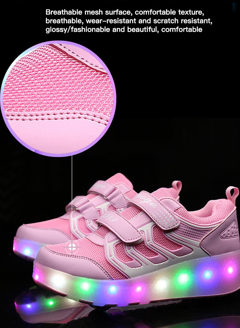 Loquat Kids Roller Shoes Boy Girl Sneakers with Wheels Become Sport Sneaker with Led for Birthday Children Show Gift - Image 5