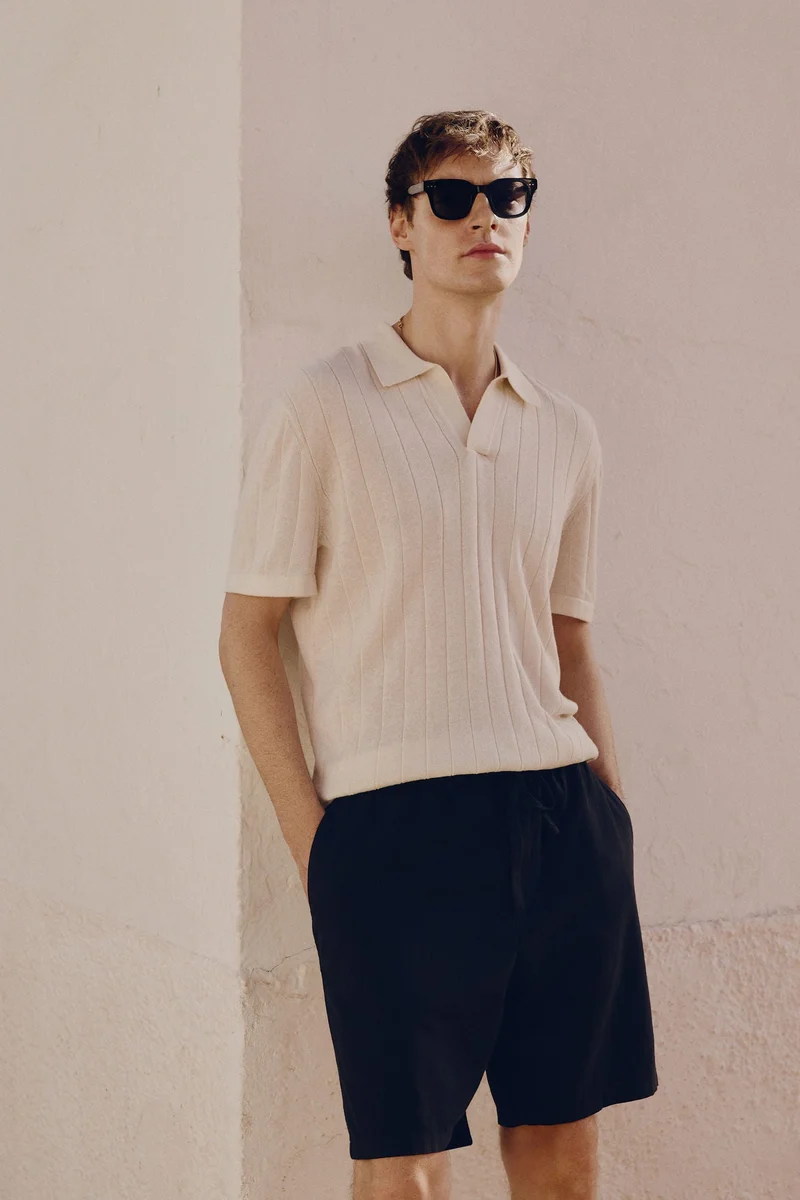 H&M Regular Fit Linen-blend shorts