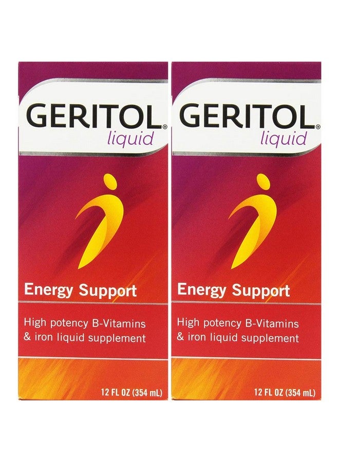 Geritol Liquid Energy Support B-Vitamins,12 Fl Oz (Pack of 2) - Image 2