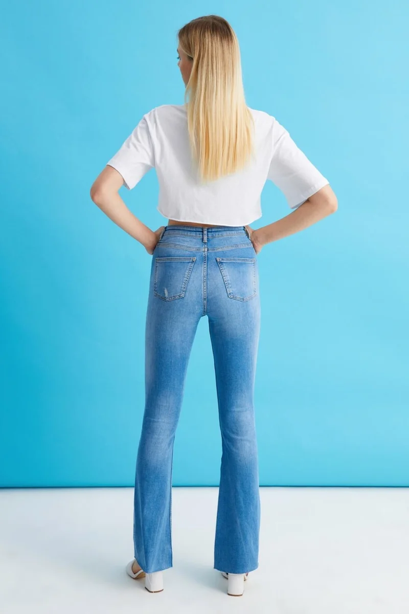 الكسندر جاردي High Waist Flare Jeans (B22-CML-PN-06)
